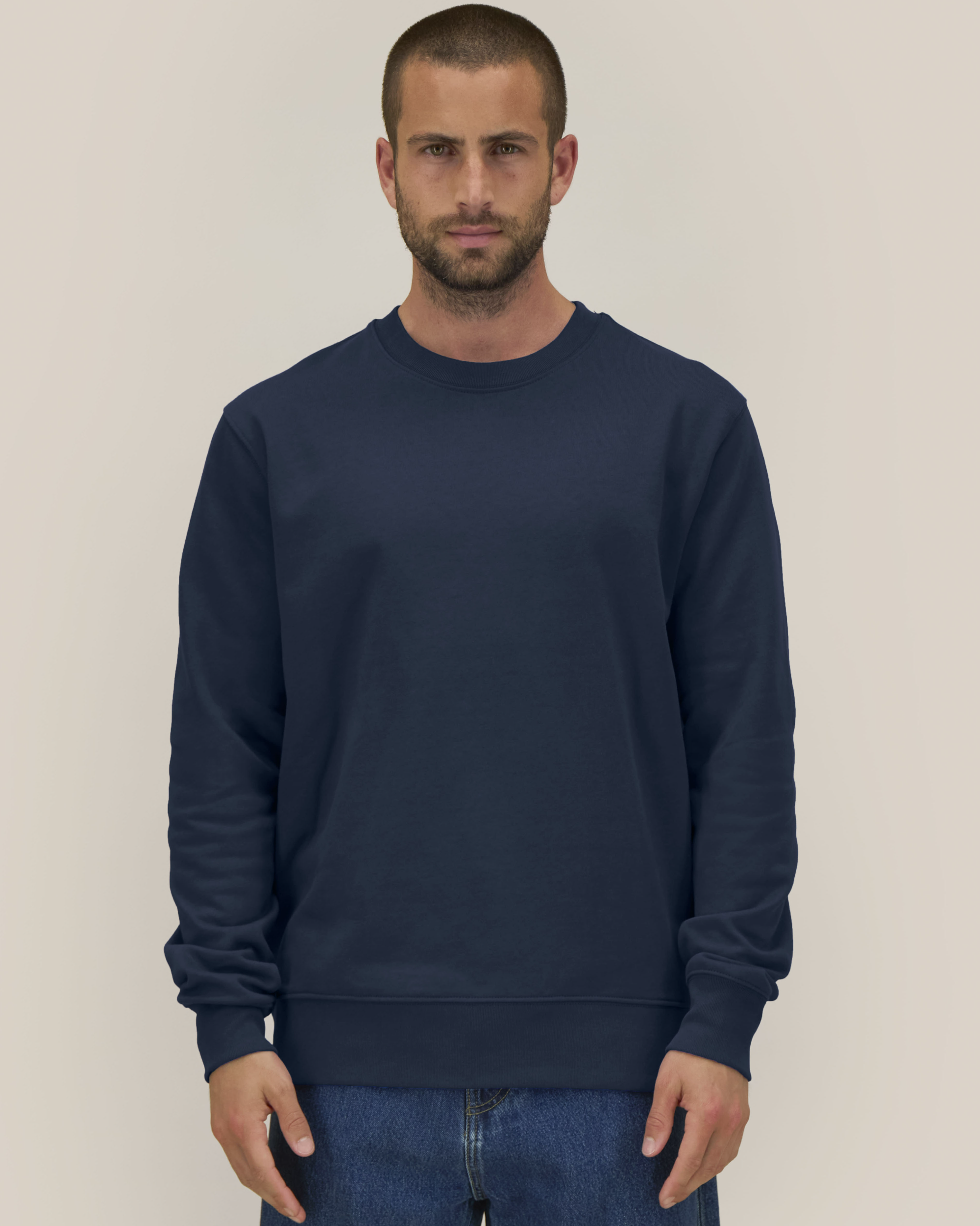 Sweatshirt, medium fit, genanvendt materiale